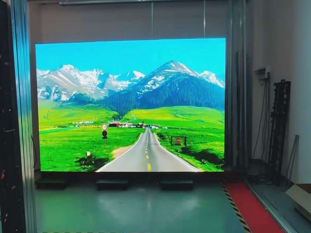 Arclumin SF320-2.5 outdoor fixed LED display, factory test, Poland order
