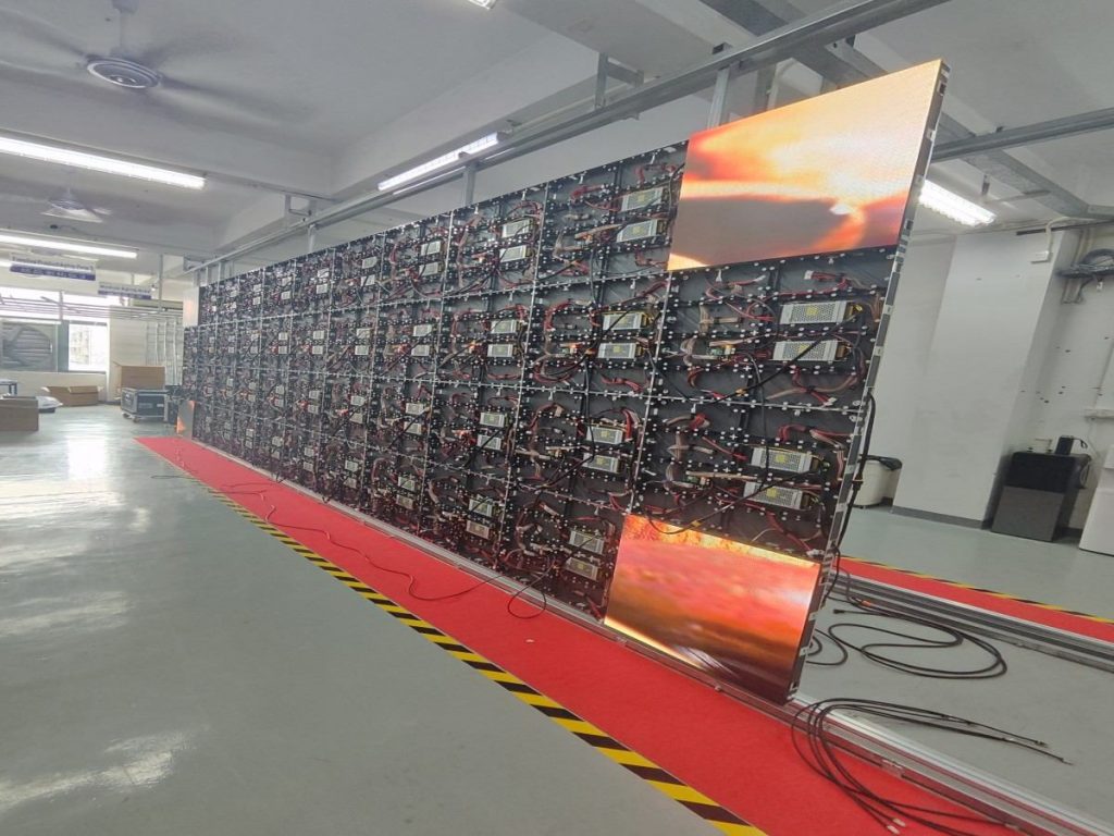 Arclumin SG320-2.5 indoor fixed LED display, factory test, Malaysia order