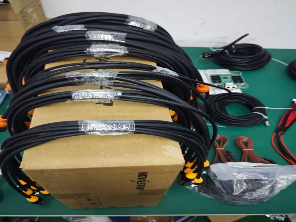 Arclumin TL1000-3.9O rental LED panels, factory test, Belgium order