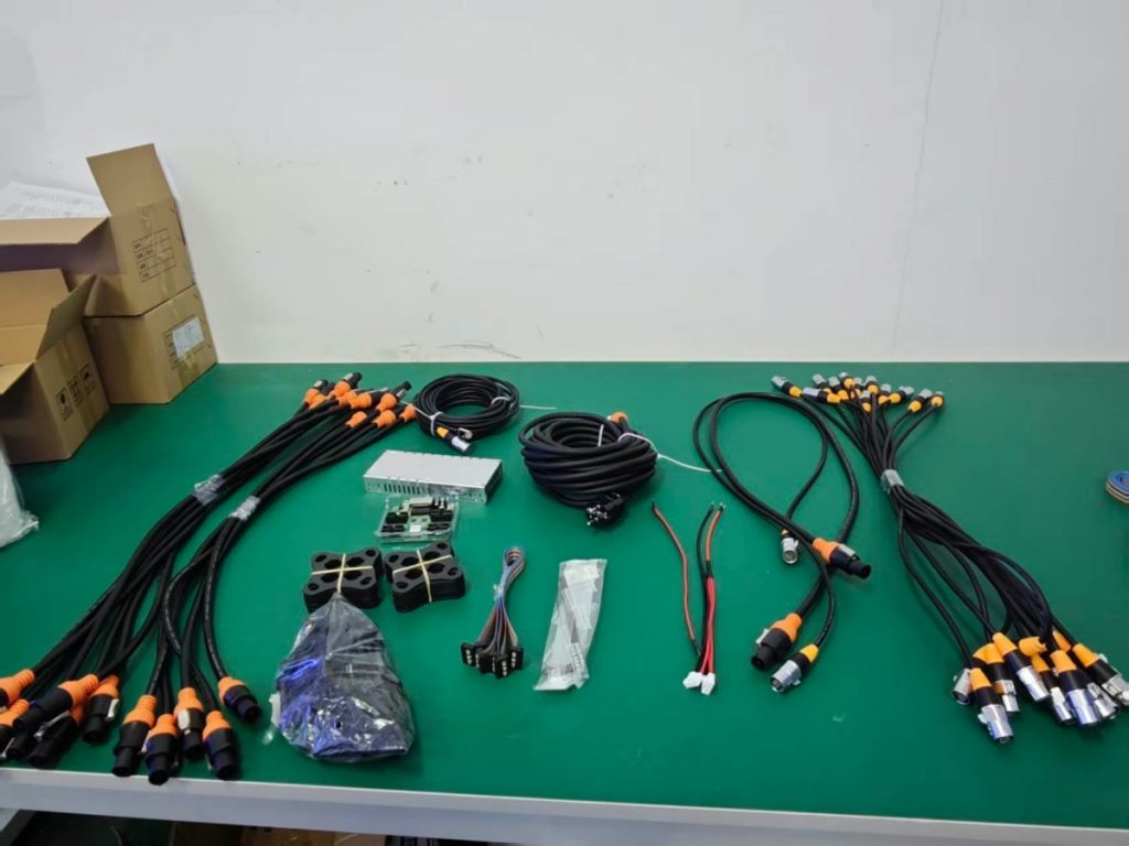 Arclumin TL500-3.9O rental LED panels, factory test, France order