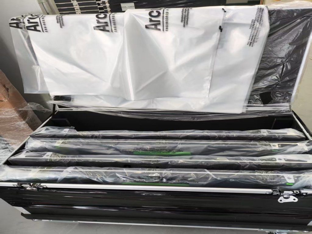 Arclumin TL1000-2.9O rental LED panels, factory test, France order