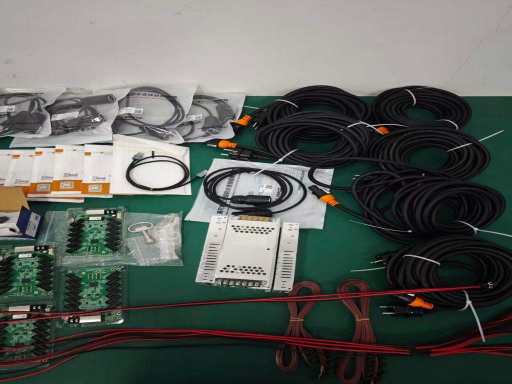 Arclumin WG960PRO-2.5 poster LED displays, factory test, Belgium order