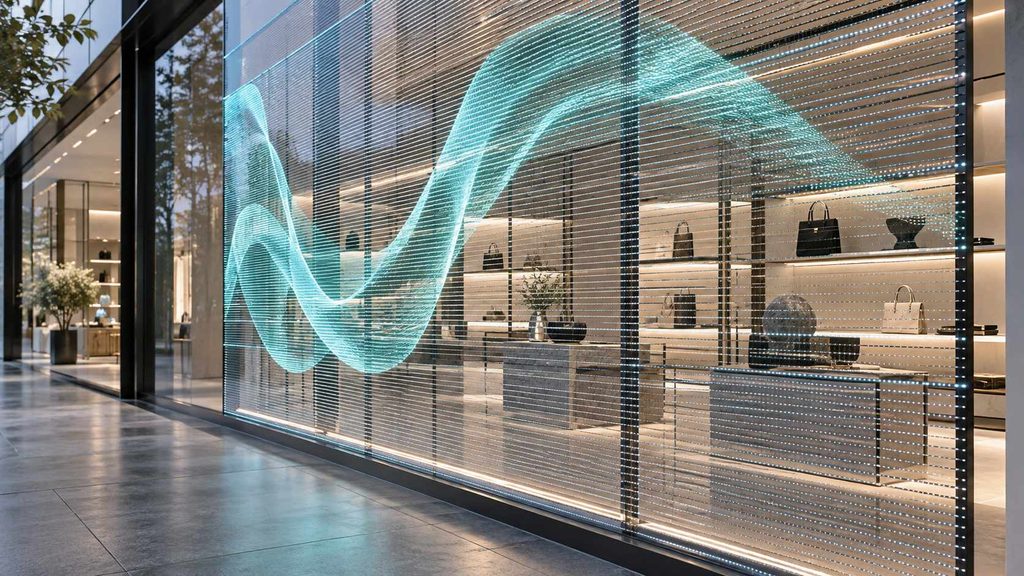 Transparent LED Structure Detail